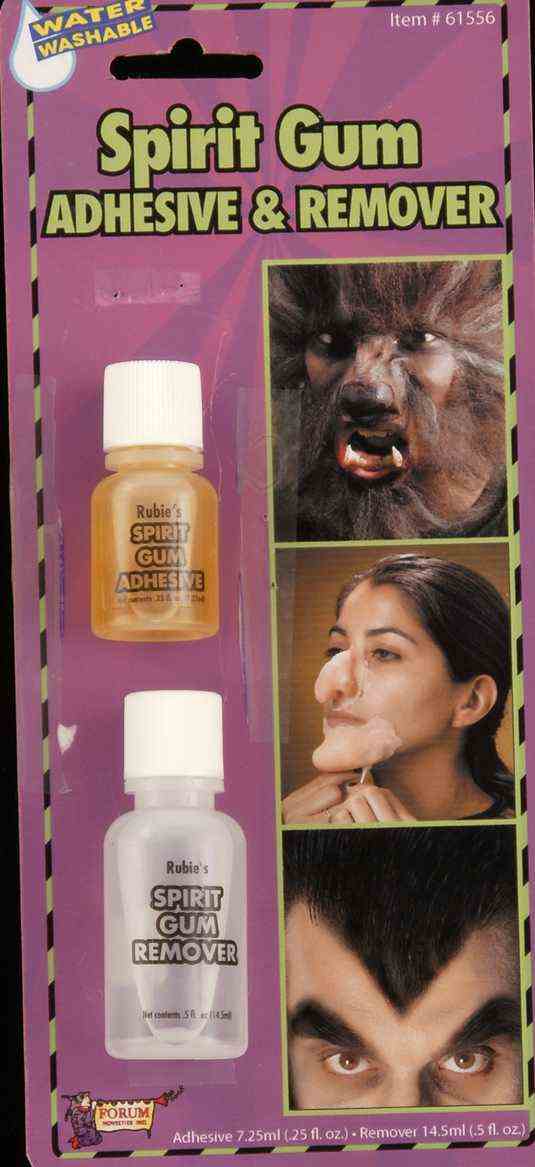 Spirit Gum and Prosthetics Hair Adhesive Remover MakeUp Costume